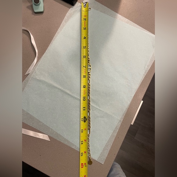 DIOR CD Choker In Brushed Gold Tone w/ Gift Box - Picture 10 of 14